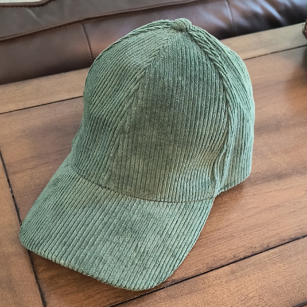 David and Young Olive Corduroy Hat